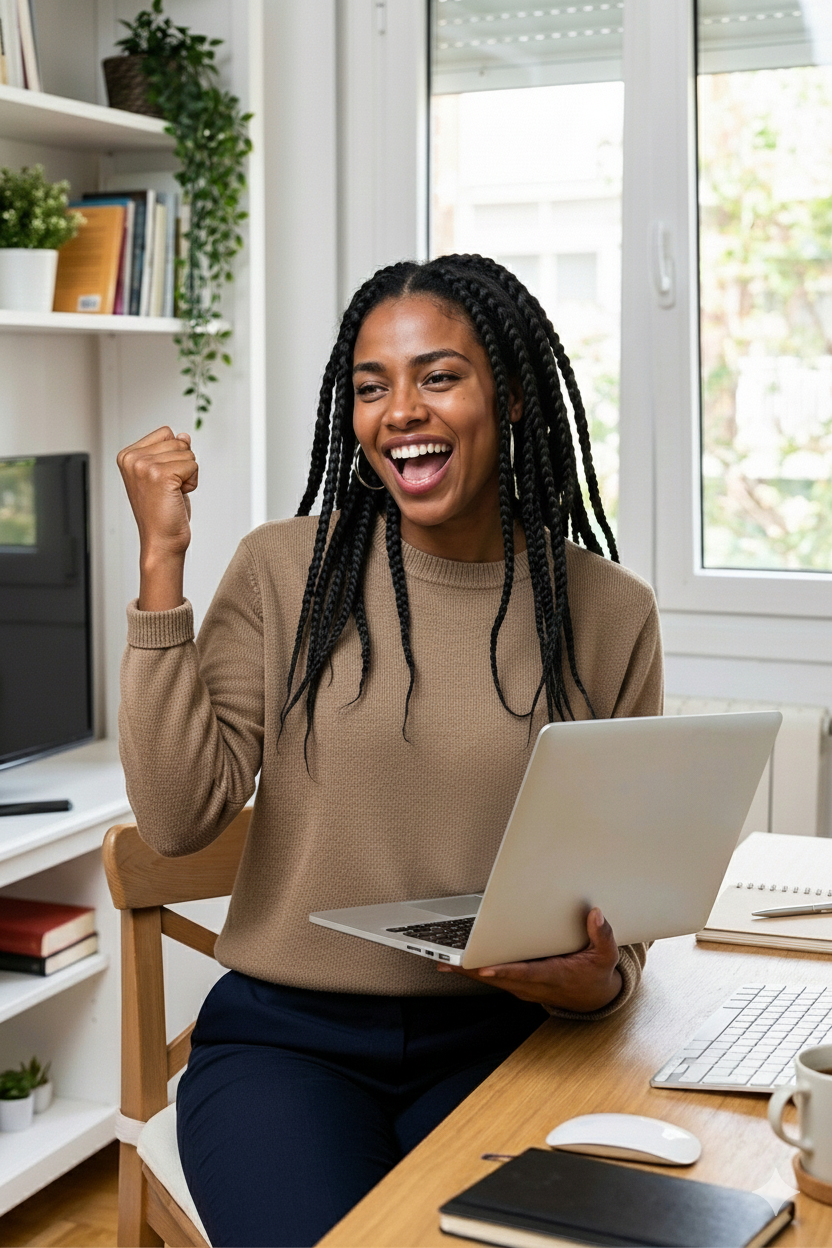 Remote work illustration